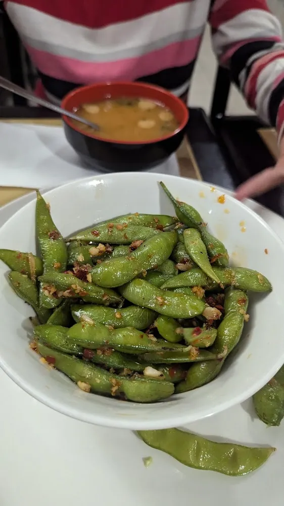 Garlic Edamame